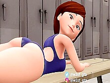 Delicious 3D Showing Off Her Swimsuit
