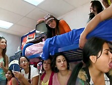 Young College Sluts Get Their Throat's Drilled