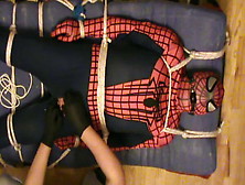 Slave As Spiderman Gets A Massage - Ii
