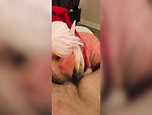 Golden-Haired Elf Pukes Cum: Femkittenboy Bj Makes Him Cum Three Times,  Ends With Exploding Cum Puking Throatpie