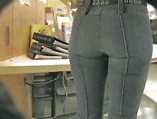 Hot Ass In Jeans In This Street Candid Video
