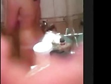 Naked Big Tit Girl Getting Naughty In The Bathroom