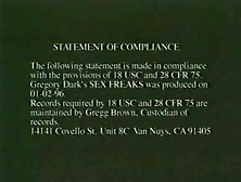Gregory Dark's Sex Freaks