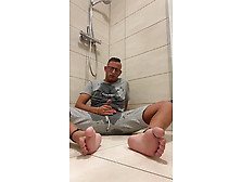 Pee And Play German Twink Jerking Off And Peeing