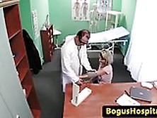 Creampied Euro Patient Riding Doctors Dick