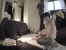 Crazy Japanese Slut In Horny Masturbation,  Stockings Jav Video