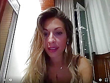Spanish Webcam Whore Naomi Burning Fucks Her Dildo All Around The Room