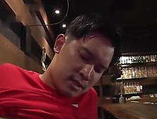 Japan Boy Sex In A Bar With People Watching