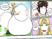 Zelda Milky Titted Growth - Expansion Animated Comic