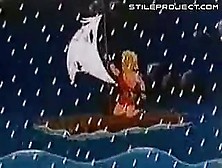 Zeus Jacks Off & Fucks Pussy,  Creates Rain - Crazy Cartoon Sex
