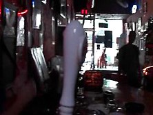 Sexy Amateur Showing Ass For Cash In A Bar