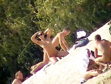 Busty Nudist Beach Milf Caught On A Hidden Cam