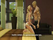 Petite Blonde Lost Her Virginity To Justin - 3D Hentai - Sims 4