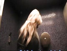 Publicagent Hawt Blond Screwed In Public Toilets For Money.