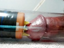 Needles In Cockpump,  And Removed From Cock