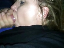 Cougar Blowing Cock And Eating Cum