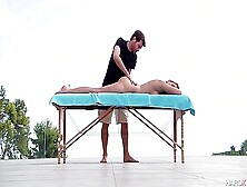 Hot Oil Massage - Mia Malkova