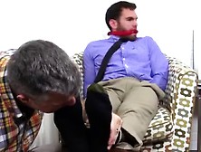 Mens Foot Lover Gay Chase Lachance Tied Up,  Gagged & Foot Wo