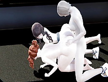 Hentai Uncensored 3D - Threesome 2 Futanari And A Girl