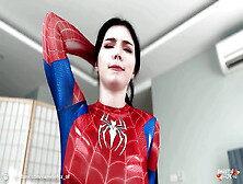Passionate Spider Woman Vs Anal Fuck Lover Black Spider-Girl!