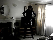Pvc And Thigh Boots