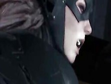 Futanari Harley Quinn Fucking Batgirl With Her Big Cock - Hentai 3D