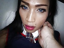 Ladyboy With Perfect Body And Big Cock Gets Fucked
