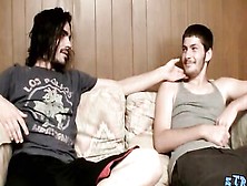 Daniel Delong And Devin Reynolds Stroking Each Other's Hard Cock