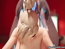 Futanari Robot Sex With Blonde Mercy