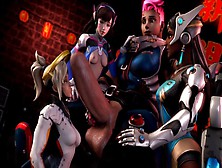 All The Overwatch Hoes Want A Taste Of Zaryas Enormous Futa Penis