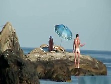 Kinky Couple Having Naughty Fun On A Nice Secluded Beach