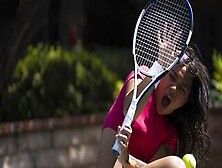 Little Tennis Player Enjoys Painful Sex After Practice