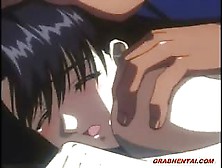 Throbbing Stiff Cock Pounds Young Hentai Girls Tight Pussy