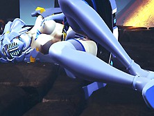 Robot Girl Fingering Her Self : 3D Hentai