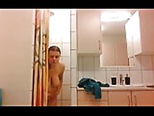Bbw In The Shower And Masturbating On Webcam