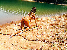 Total Nude Mud Treatment At Volcanic Lake