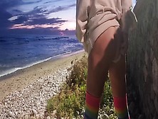 Sexy Blonde Outdoor Extreme Masturbation - Hot Ass