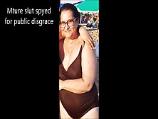 Mature Slut Spyed For Public Disgrace