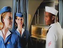 Navy Officer Shows Hostess The Ropes