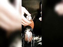 Cock Candle Burning Made With Hot Wax Deep In Peehole Extreme Cbt