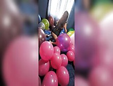 Balloons And Panty Sex-Toy