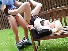 Filthy Tranny Is Cock Hungry In The Park