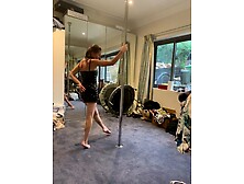 Sexy Wife Pole Dance Black Pvc Dress Striptease