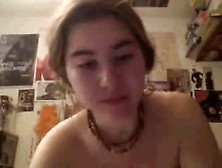 Tchat Webcam French Girl Big Natural Tits Touching Herself