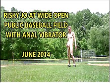Baseball Public Jackoff With Ass Vibrator June 2014