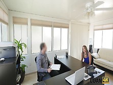 Loan4K.  College Trip Worth To Be Fucked By Loan Manager On His Table
