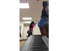 Ebony Spandex Cameltoe Jiggly Big Ass Workout And Dance