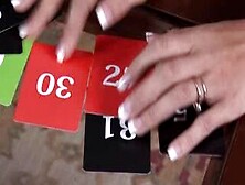 Two Kinky Amateur Girls Licks Cocks After A Card Game