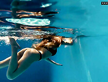 Perfect Body Blonde Teen Enjoys Naked Swimming