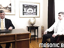 Masonicboys Obedient Bottom Marcus Ryan Takes Hung Silver Dilf Raw